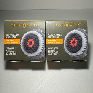 Clarisonic Men's Facial Daily Cleansing Brush Head 2 PACK
